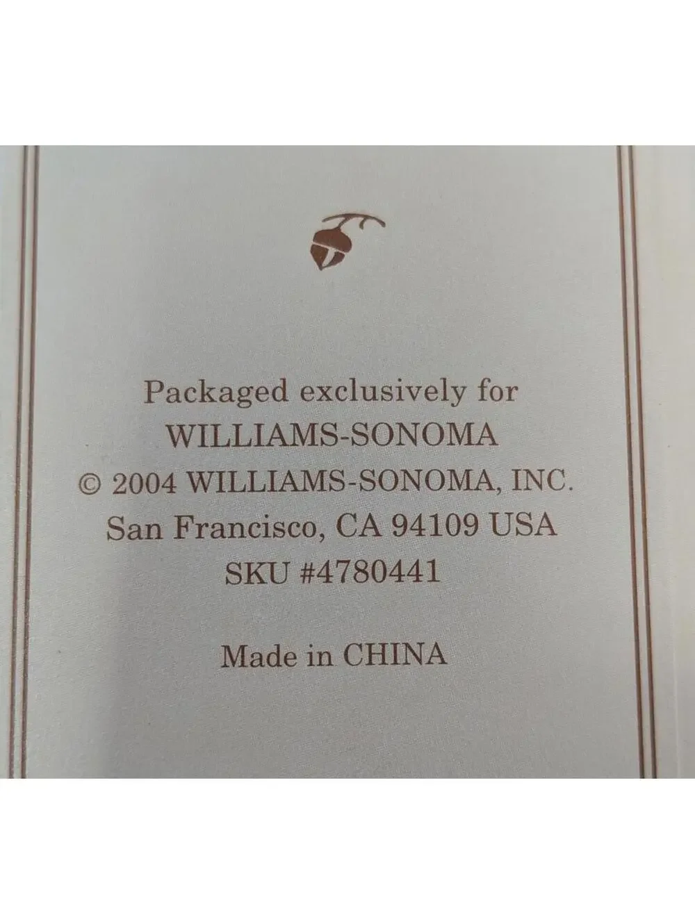 Williams Sonoma williams sonoma